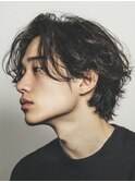 センターパートニュアンス