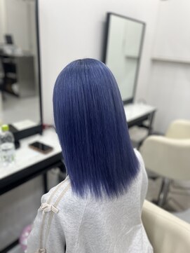 ウィステル(wistell) 【色落ちシルバー】深みブルー／ブルー／ブルーラベンダー／青