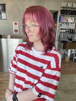 トーキョー オタクヘアー(TOKYO OTAKU HAIR) ピンクカラー/ハッシュカット