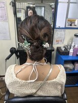 ジュン 小岩 パーティースタイル、後ろアップ