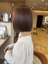 カノエ 下関熊野店(canoe)&nbsp;切りっぱなしボブ/髪質改善縮毛矯正/髪質改善