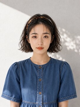 アクト 仙台店(ACT) ボブ×パーマ×カチューシャ