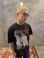 シキ(SIKI) 金髪坊主