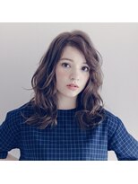 アピッシュ シーナ 海老名店(apish ciena)&nbsp;＊ブリーチなし☆透明感ワイドバングミルクブルージュ♪