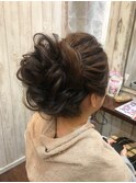 【ドレスヘア】華やかルーズアップ