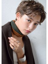 ロロ(ro-ro)&nbsp;【恵比寿ro-ro】小顔ハンサムショート×オリーブアッシュ