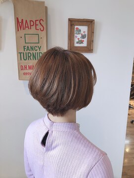 レム 阿佐ヶ谷(REM) 30代・40代小顔マニッシュワンサイドショートボブ黒髪前下がり