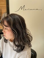 マニャーナ Manana 美容室 ハイライトスタイル