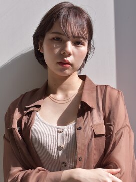 バロンフェム(baLon.fem) baLon.fem【yu-ma】ショート アンニュイボブ ラベンダーアッシュ