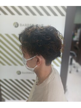 バーバーバー 都賀(BARBER-BAR) パーマかきあげ