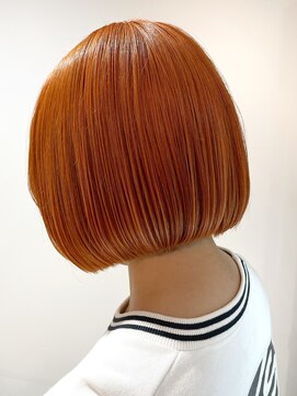 ネオリーブ チッタ 阿佐ヶ谷店(Neolive citta) ブリーチ必須！まとまりボブ×オレンジカラー