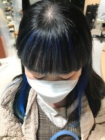 ユミリーバイルコル(umily by RuCOR.)&nbsp;前髪インナーカラー&イヤリングカラー　ツートンカラー