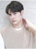 (joemi 新宿)センターパート コンマバング  メンズパーマ 近江