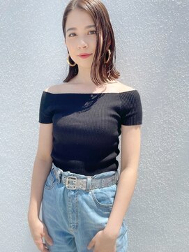 ニューポリシー(NEWpOLICY) ロブ/きりっぱなし/髪質改善