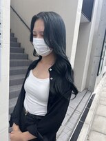 アソビセカンド 原宿(ASOBI 2nd) ブリーチなし ヨシンモリ ディープブルー