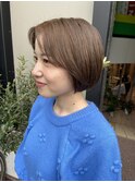 【sasaoka】natural beige×bob