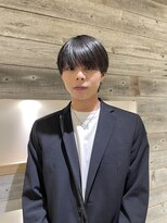 韓国ヘアナチュラルシースルーショートマッシュ