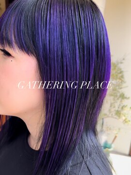 ギャザリング プレイス(GATHERING PLACE) 紫系×暗めヘアカラー