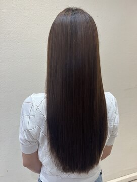 ブラン(blanc) 大人かわいい 柔らかさら髪質改善ストレート