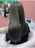 stylist大山  艶髪オリーブグレージュ  韓国