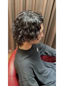 ランソ(RUNSO) メンズサーフ系スパイラルパーマ♪