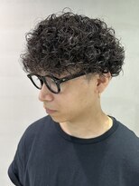 レタッチ バイ フィフス 天神大名(RETOUCH by fifth)&nbsp;プードルパーマハードスパイラルパーママッシュメンズパーマ束感