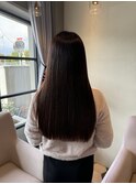 髪質改善 ナチュラルハイライト ストレート【30代40代50代】