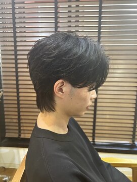 アリエッタ(aRietta) スーツセンターパートウルフニュアンスパーマモテ流行