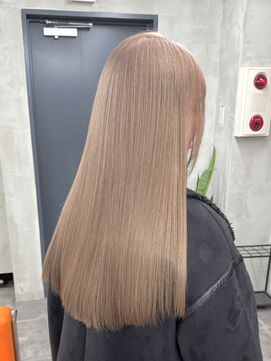 ニコ トウキョウ 渋谷(nico TOKYO) ミルクティーベージュ/髪質改善/ダブルカラー/ケアブリーチ/20代