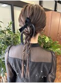 カチモリツインヘアアレンジ