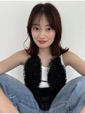 暗めカラー/ブリーチなし/マロンベージュ/くすみベージュ/銀座
