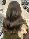 ウェーブミディアムメルティカラー×レイヤーカット韓国[新宿]
