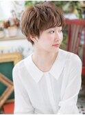 アシンメトリー外国人風オン眉ショートc6戸田公園20代30代40代