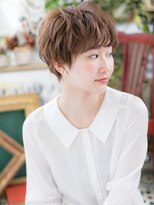 カバーヘア ブリス 戸田公園西口店(COVER HAIR bliss) アシンメトリー外国人風オン眉ショートc6戸田公園20代30代40代