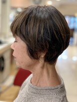 ヘアークリアー 春日部&nbsp;ミセス ふんわりやわらかグラデーション ショートボブ 白髪染め