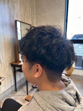 エヌアンドエー 杉戸高野台店(N&A) エッジを効かせた無造作パーマ/ツイストスパイラル/ツーブロック