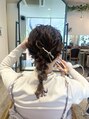 ムクヘア 御幸店(MUKU hair)&nbsp;ヘアセットもお任せください！！編み下ろし得意です！
