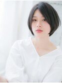 越谷/髪質改善/グレージュアッシュでマッシュミニボブb