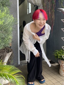 フィン(fin,) fin, ケアブリーチカラー/ハイトーン/ダブルカラー/パーマ/天神