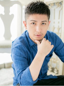 モッズ ヘア 福岡姪浜店(mod's hair) mod's姪浜/アップバングツーブロック刈り上げフェードスタイルi