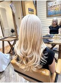 ロング×ホワイトブロンド
