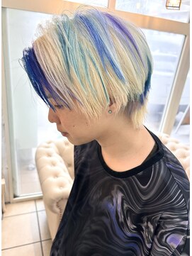 グラスペディア(graspedia) ハイトーン/デザインカラー/ブリーチ/寒色系カラー/個性的