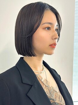 アッド バイ ケーツー(add by K-two)の写真/計算高いカット技術で360°どこから見ても美シルエットなボブヘアは"add by K-two"で＊イメチェンも◎