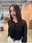 顔まわりレイヤー/レイヤーカット/レイヤー/艶カラー/薬院大通