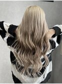ブロンドレイヤーカット_外ハネボブセクションカラー_Y52