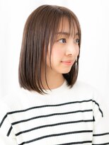 カバーヘア ブリス 大宮西口(COVER HAIR bliss) 乾かすだけミストバング透明感カラーロブ//大宮20代30代40代