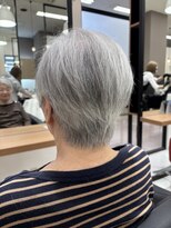 倶楽部ヘアーズ 醍醐本店(HAIR'S)&nbsp;醍醐/伏見/ミセスショートカット/グレイヘア/60代/50代/若見え