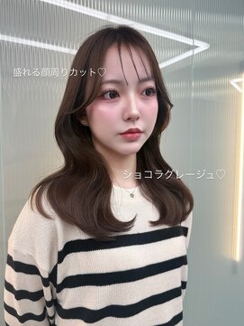 ボタン ハカタ(VOTAN hakata) 博多美容室/ショコラグレージュ/ダブルカラー/韓国ヘア