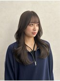 【pumu MARIKO】オリーブブラウン×透明感カラー