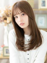 カバーヘアアンドスパ ブリス 浦和(COVER HAIR&SPA bliss)&nbsp;ツヤ感グレーブラウン小顔ハイレイヤーカットc720代30代40代